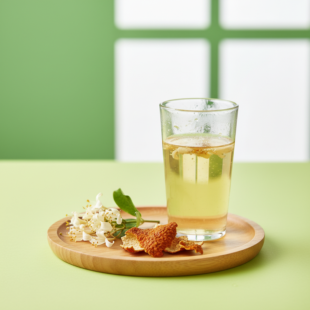 金银花橘红饮 - 清热解毒的天然草本饮品